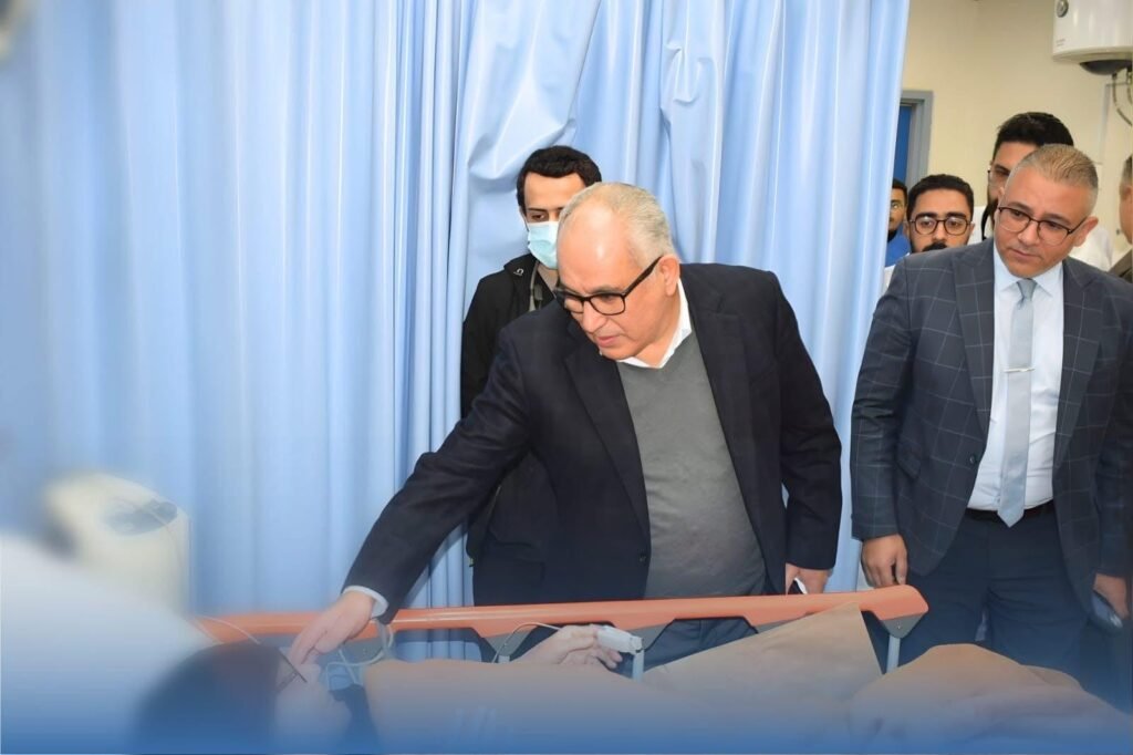 رئيس هيئة التأمين الصحي يتفقد تشغيل مبنى الطوارئ الجديد بمستشفى 6 أكتوبر بالدقي ويوجه بسرعة تشغيل وحدة كُلى المقطم رئيس هيئة التأمين الصحي يتفقد تشغيل مبنى الطوارئ الجديد بمستشفى 6 أكتوبر بالدقي ويوجه بسرعة تشغيل وحدة كُلى المقطم