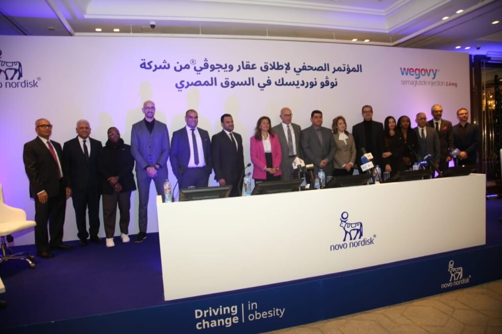 نوفو نورديسك تعلن عن إطلاق ويجوفي في مصر وهو علاج من فئة GLP-1 معتمد لعلاج السمنة وزيادة الوزن لدى البالغين والمراهقين من سن 12 عاما الذين يعانون من مشاكل صحية تتعلق بالوزن نوفو نورديسك تعلن عن إطلاق ويجوفي في مصر وهو علاج من فئة GLP-1 معتمد لعلاج السمنة وزيادة الوزن لدى البالغين والمراهقين من سن 12 عاما الذين يعانون من مشاكل صحية تتعلق بالوزن