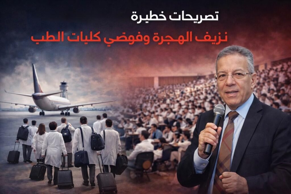 تصريحات خطيرة من نقيب الأطباء: نزيف الهجرة وفوضى كليات الطب يهددان مستقبل القطاع الصحي في مصر