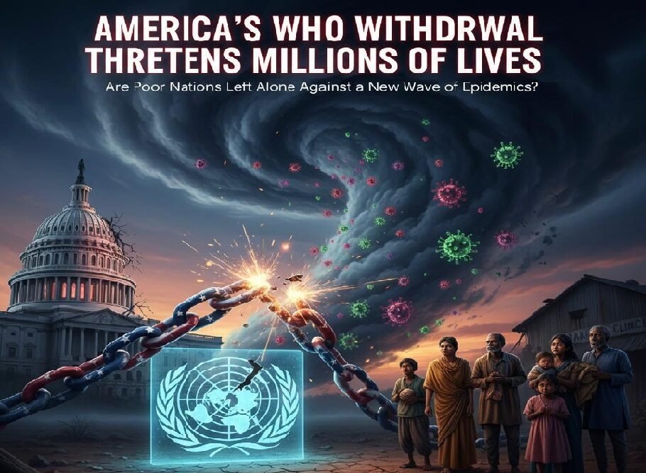 انسحاب أمريكا من منظمة الصحة العالمية يهدد ملايين الأرواح: هل تُترك الدول الفقيرة وحدها أمام موجة أوبئة جديدة؟