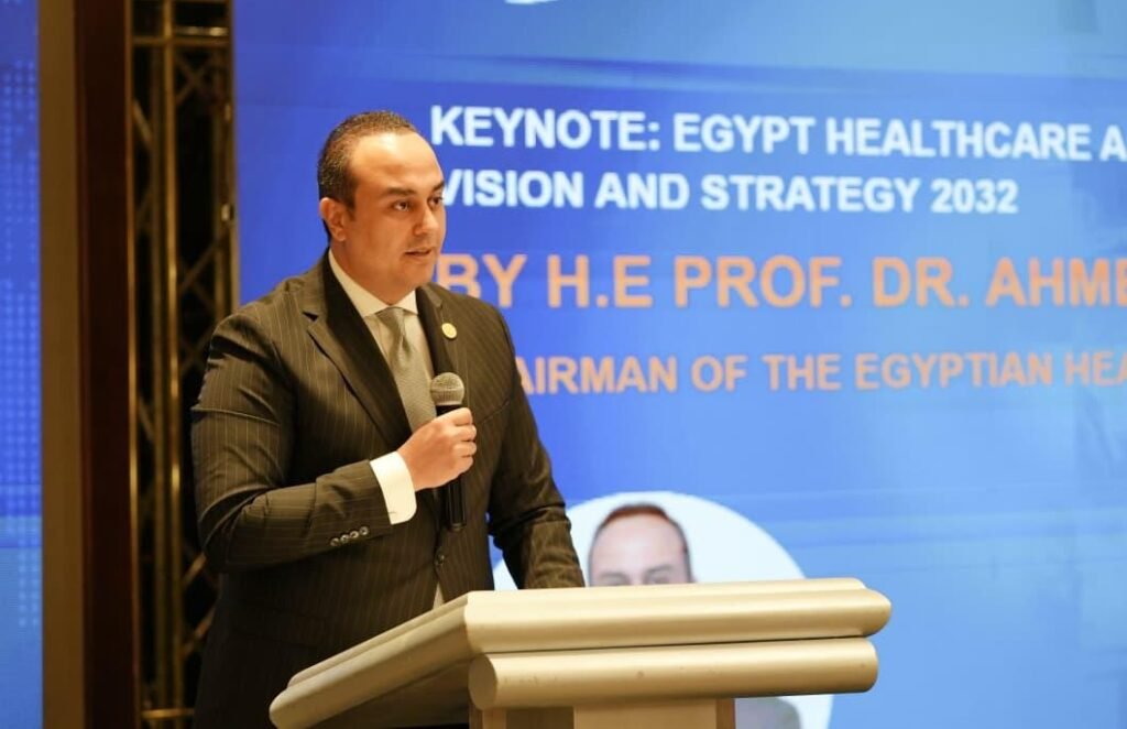 «الصحة تبدأ من مكان العمل»… رئيس هيئة الرعاية الصحية يطرح رؤية مصر لبيئات عمل صحية ومستدامة على منصة دولية